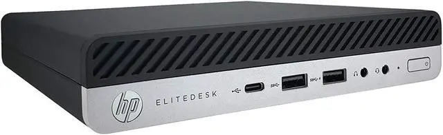 Alt view image 3 of 5 - HP Business Desktop EliteDesk 800 G5-MINI Intel Core i7-9700T 32GB DDR4 1TB PCIe SSD Intel UHD Graphics 630 Windows 11 Pro 64-bit