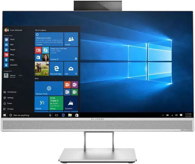 Main image of HP All-in-One Computer EliteOne 800 G4 AIO Intel Core i5-8500 16GB DDR4 525GB SSD 23.8" Windows 11 Pro 64-bit