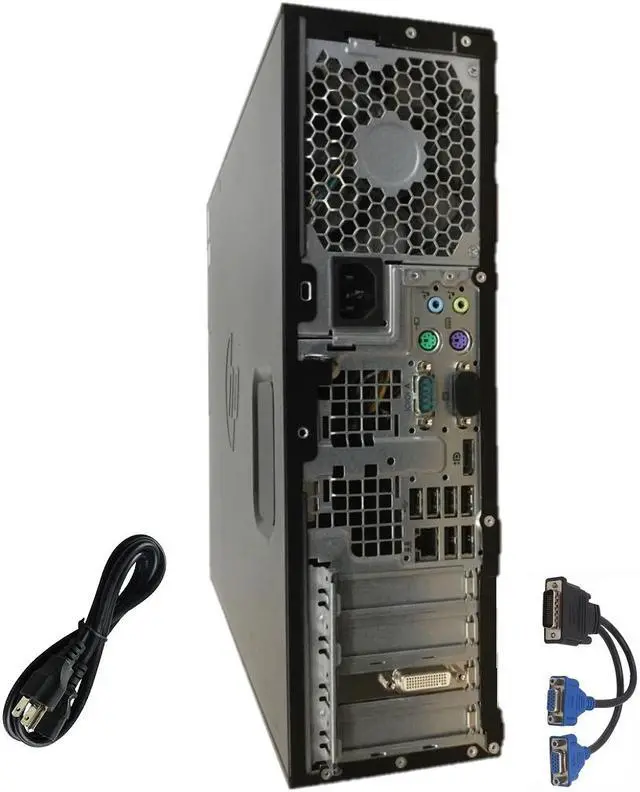 Alt view image 2 of 3 - HP Business Desktop Elite 8300 SFF Intel Core i5-3470 8GB DDR3 120GB SSD Nvidia Video Card Windows 10 Pro