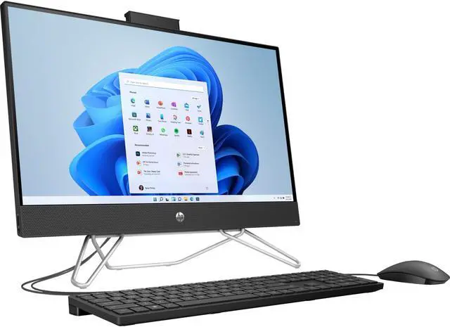 Alt view image 2 of 3 - HP All-in-One Computer 24-cb1017c Intel Core i5-1235U 8GB DDR4 512GB PCIe SSD 23.8" Windows 11 Home 64-bit