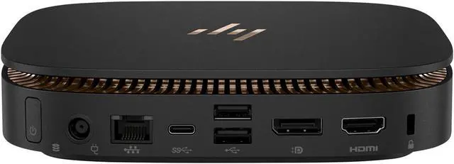 Alt view image 2 of 2 - HP Business Desktop Elite Slice TPC 1021DM-MINI Intel Core i7-6700T 32 GB 1TB SSD Intel HD Graphics 530 Windows 10 Pro 64-bit