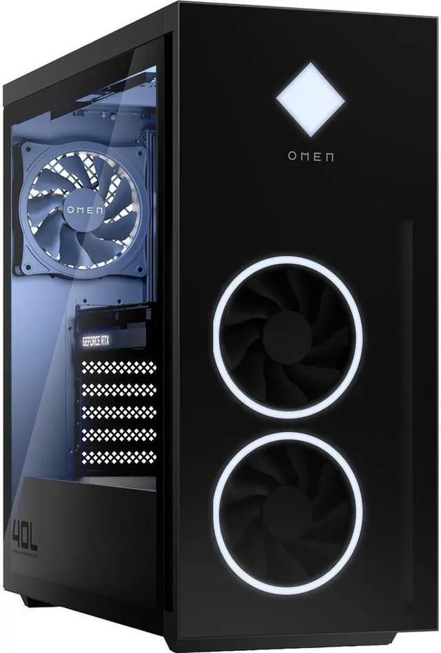 Alt view image 6 of 7 - HP Gaming Desktop OMEN 40L GT21-0179 Intel Core i7-12700K 16GB DDR4 512GB PCIe SSD GeForce RTX 3060 Windows 11 Home 64-bit