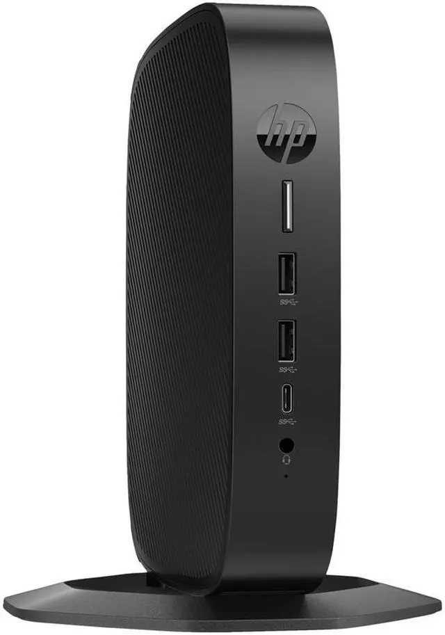 Main image of HP Elite t655 - Thin client - SFF - 1 x Ryzen Embedded R2314 / 2.1 GHz - RAM 8 GB - flash 64 GB - eMMC - Radeon Graphics - GigE, Bluetooth 5.2