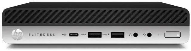 Main image of HP EliteDesk 800 G4 Mini Desktop Intel Core i5-8500T 2.10GHz 16GB RAM  256GB SSD Windows 11 Pro