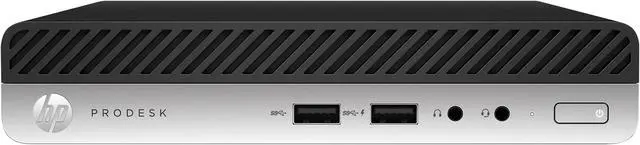 Main image of HP 400 G4-MINI Desktop Intel Core i7-8700T 2.4GHz 16GB Memory 256GB NVMe Internal WiFi Windows 11 Pro 64-bit