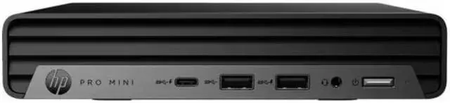 Main image of HP Pro Mini 400 G9 Desktop Computer - Intel Core i7 14th Gen i7-14700T - 16 GB - 512 GB SSD - Black - Windows 11 Pro A70PDUT#ABA