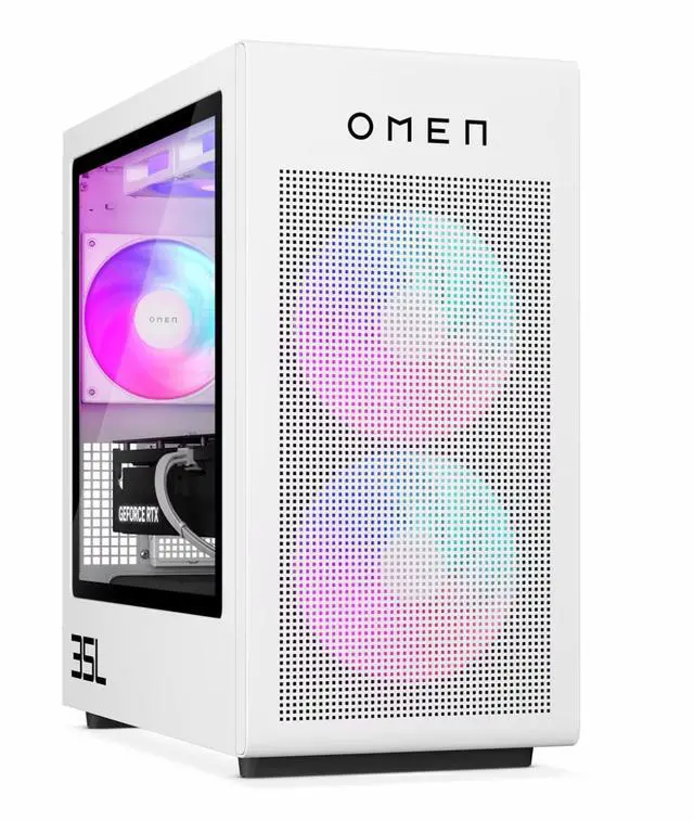 Alt view image 3 of 4 - HP Gaming Desktop PC OMEN 35L GT16-0019 AMD Ryzen 5 8500G 16GB DDR5 1TB SSD GeForce RTX 4060 Windows 11 Home