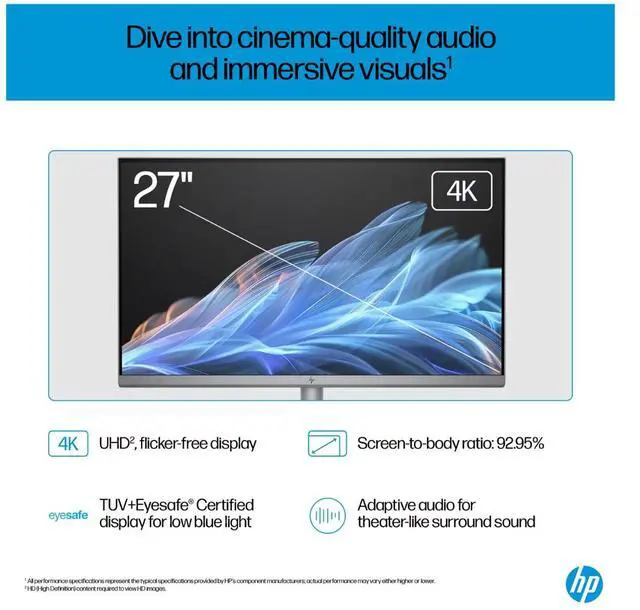 Alt view image 4 of 11 - HP All-in-One PC OmniStudio X 27-cs0009 Intel Core Ultra 5 125U 16GB DDR5 512GB PCIe SSD 27" Windows 11 Home