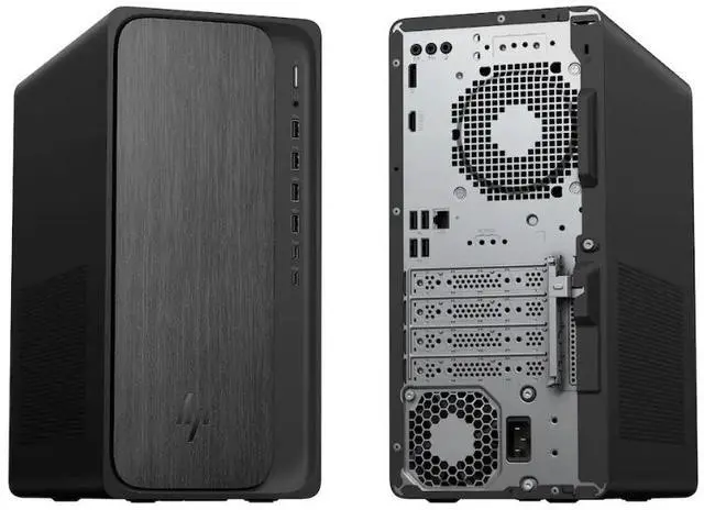 Alt view image 4 of 5 - HP Desktop PC OmniDesk M02-0127c AMD Ryzen 7 8700G 32GB RAM 1TB PCIe SSD AMD Radeon 780M Windows 11 Home