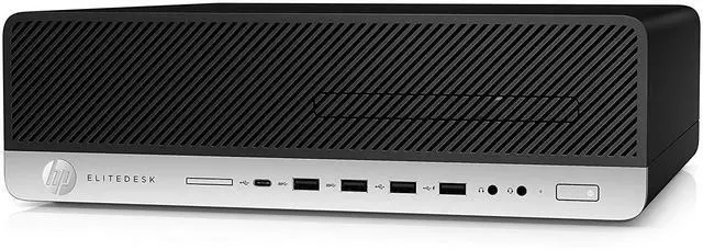 Alt view image 2 of 3 - HP EliteDesk 800 G4 SFF Desktop Intel Core i5-8500 3.0GHz 32GB Memory 512GB NVMe Windows 11 Pro 64-bit DVD