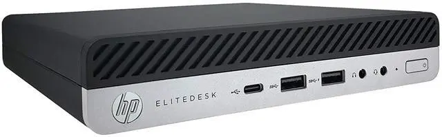 Alt view image 3 of 3 - HP EliteDesk 800 G5 Mini Desktop Intel Core i7-8700T 2.4GHz 16GB Memory 500GB NVMe Internal WiFi Windows 11 Pro 64-bit