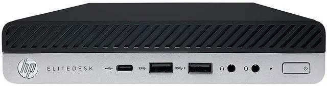 Main image of HP EliteDesk 800 G5 Mini Desktop Intel Core i7-8700T 2.4GHz 16GB Memory 500GB NVMe Internal WiFi Windows 11 Pro 64-bit