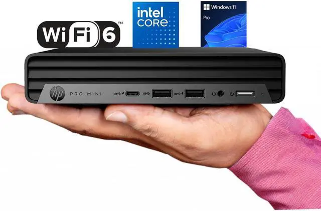 Alt view image 3 of 5 - HP ProDesk 400 G9 Mini Desktop Intel Core i5-12500T 16GB RAM 256GB NVMe SSD Windows 11 Pro