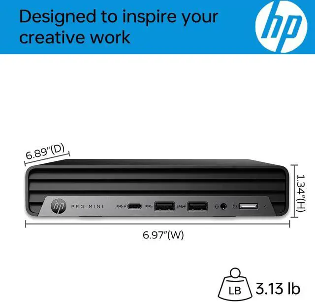 Alt view image 5 of 5 - HP ProDesk 400 G9 Mini Desktop Intel Core i5-12500T 16GB RAM 256GB NVMe SSD Windows 11 Pro