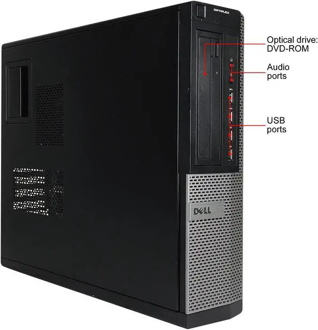 Alt view image 2 of 8 - DELL Grade A Desktop Computer OptiPlex 9010 Intel Core i7-3770 16GB DDR3 512GB SSD Intel HD Graphics 4000 Windows 10 Home