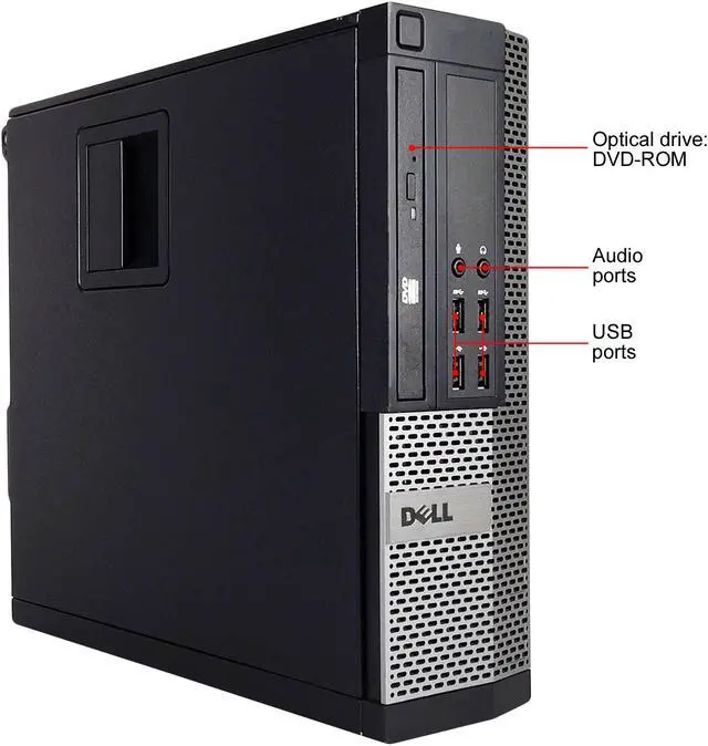 Alt view image 2 of 6 - DELL Desktop Computer - Grade A OptiPlex 9020 Intel Core i5-4590 16GB DDR3 360GB SSD Intel HD Graphics 4600 Windows 10 Home