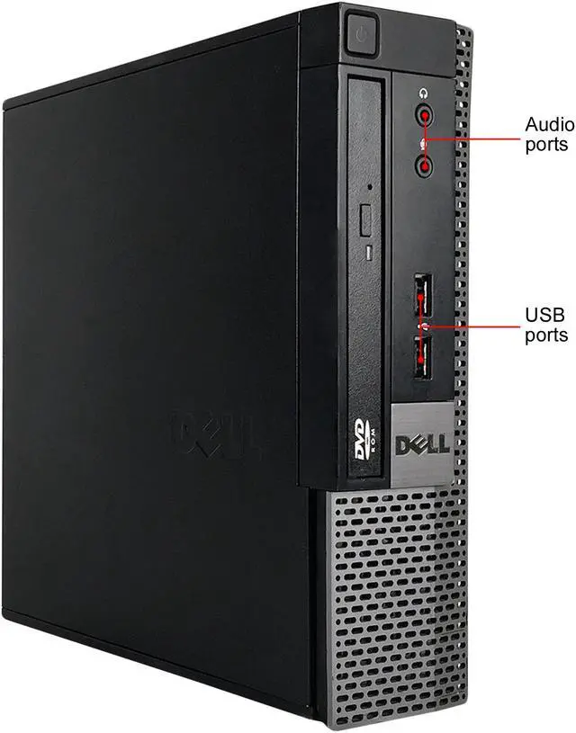 Alt view image 2 of 5 - DELL Grade A Desktop Computer OptiPlex 9020 Intel Core i3-4160 8GB DDR3 Intel HD Graphics 4400 Windows 10 Home 64-bit Multi-language