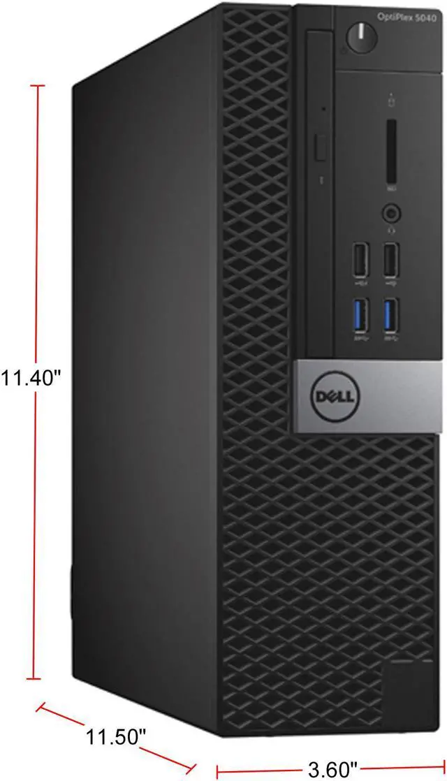 Alt view image 3 of 4 - DELL Desktop Computer OptiPlex 5040 Intel Core i5 6th Gen 6500 (3.20GHz) 8 GB 512 GB SSD DVD Intel HD Graphics 530 Windows 10 Pro 64-bit