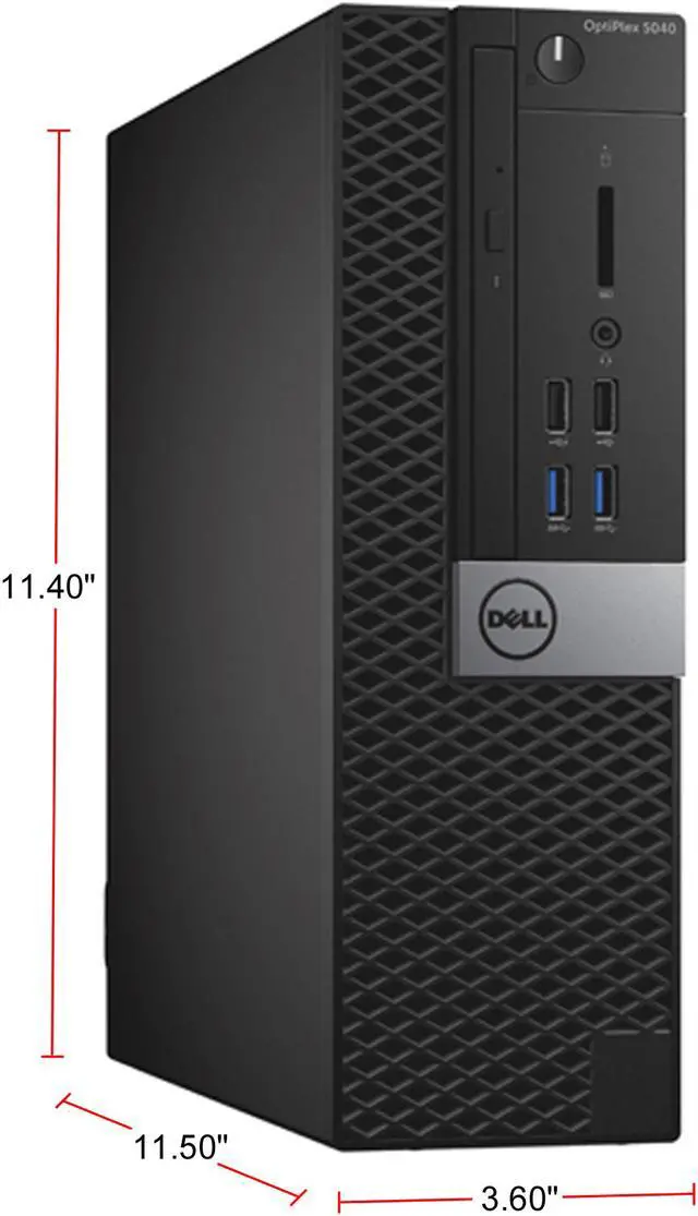 Alt view image 3 of 4 - DELL Desktop Computer OptiPlex 5040 Intel Core i5-6500 16 GB 512GB SSD Intel HD Graphics 530 Windows 10 Pro 64-bit