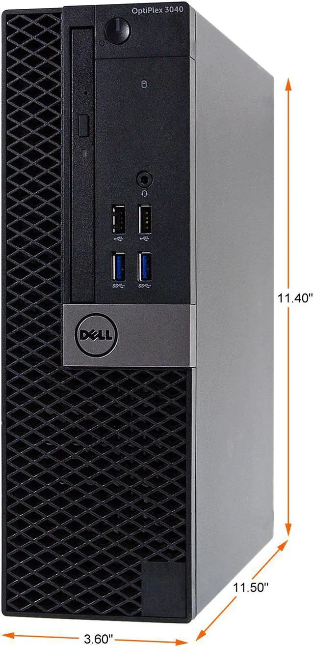 Alt view image 2 of 4 - DELL Desktop Computer 3040-SFF Intel Core i7-6700 16GB DDR4 512GB SSD Intel HD Graphics 530 Windows 10 Pro 64-bit