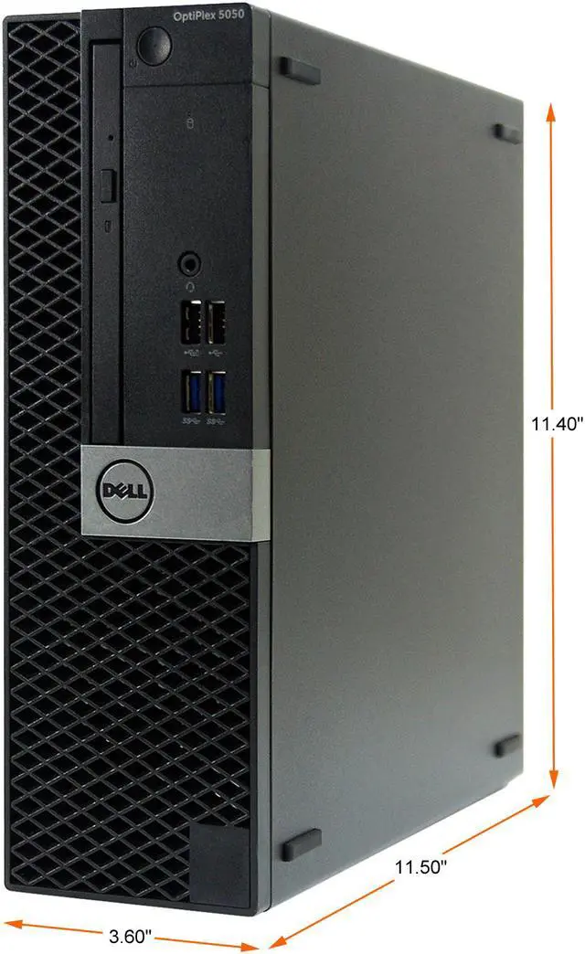 Alt view image 2 of 4 - DELL Desktop Computer 5050-SFF Intel Core i7-6700 16GB DDR4 512GB SSD Intel HD Graphics 530 Windows 10 Pro 64-bit