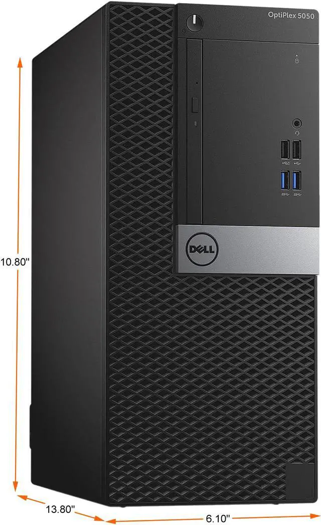 Alt view image 2 of 4 - DELL Desktop Computer 5050-T Intel Core i7-6700 16GB DDR4 512GB SSD Intel HD Graphics 530 Windows 10 Pro 64-bit
