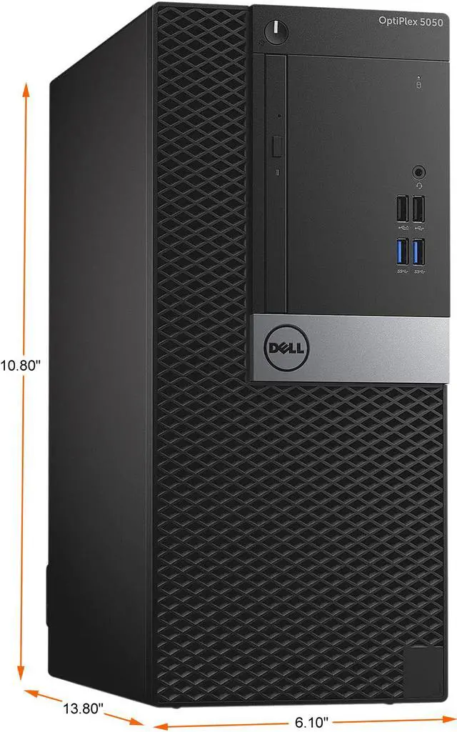 Alt view image 2 of 4 - DELL Desktop Computer 5050-T Intel Core i7-7700 16GB DDR4 512GB SSD Intel HD Graphics 630 Windows 10 Pro 64-bit