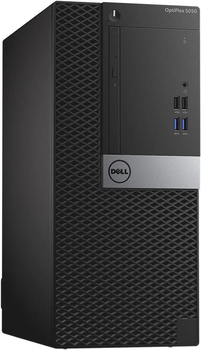Main image of DELL Desktop Computer 5050-T Intel Core i7-7700 32GB DDR4 1TB SSD Intel HD Graphics 630 Windows 10 Pro 64-bit