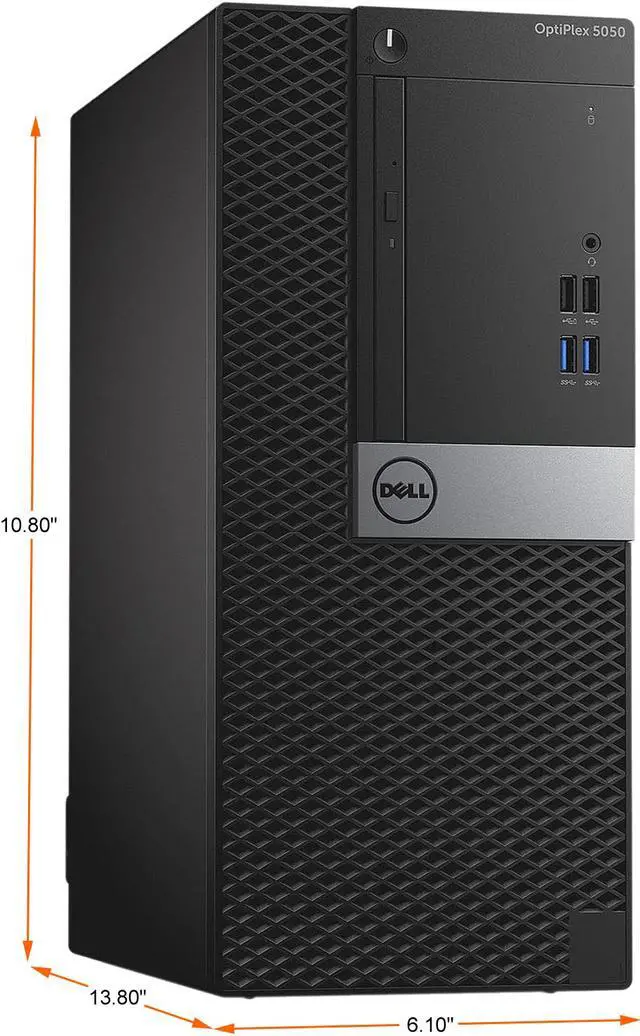Alt view image 2 of 4 - DELL Desktop Computer 5050-T Intel Core i7-7700 32GB DDR4 1TB SSD Intel HD Graphics 630 Windows 10 Pro 64-bit