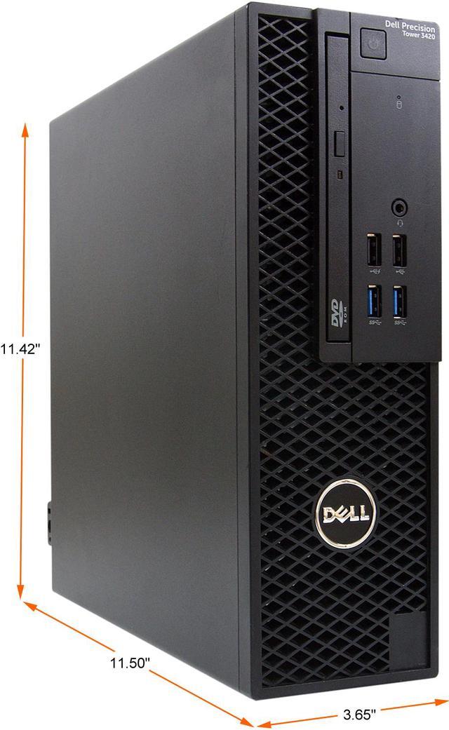 Refurbished: DELL Desktop Computer Precision 3420-SFF Intel Core 