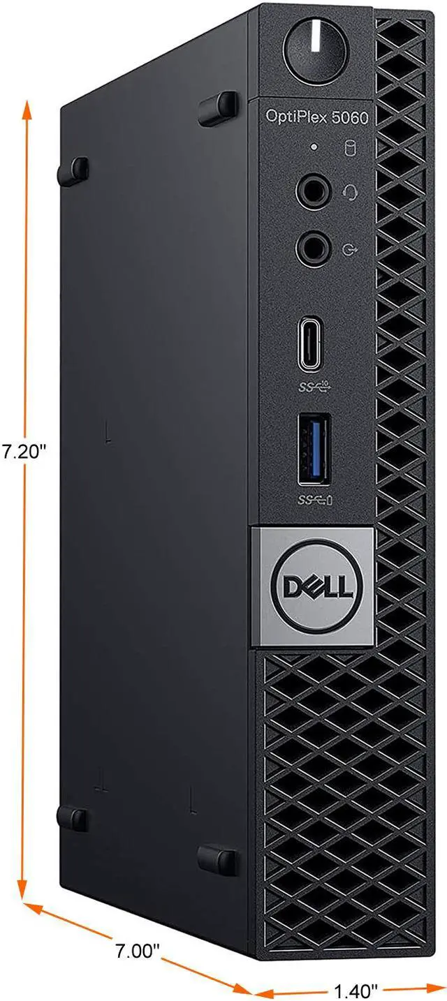 Alt view image 2 of 4 - DELL Business Desktop OptiPlex 5060-MICRO Intel Core i5-8500T 16GB DDR4 256GB SSD Intel HD Graphics 630 Windows 10 Pro 64-bit