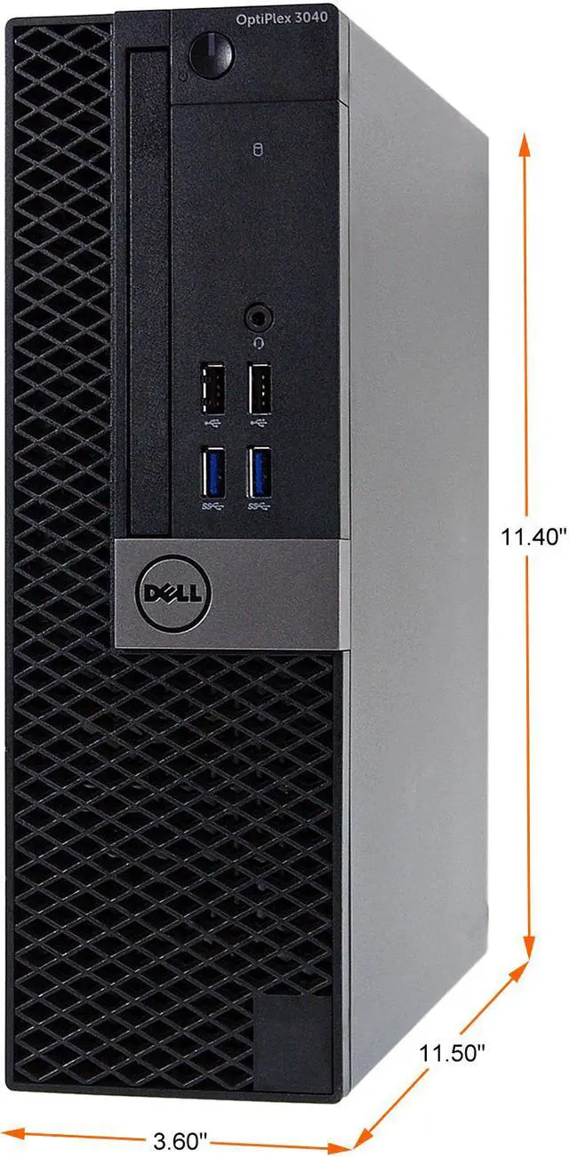 Alt view image 4 of 4 - DELL Business Desktop OptiPlex 3040-SFF Intel Core i5-6500 8 GB DDR3L 256GB SSD Intel HD Graphics 530 Windows 10 Pro 64-bit