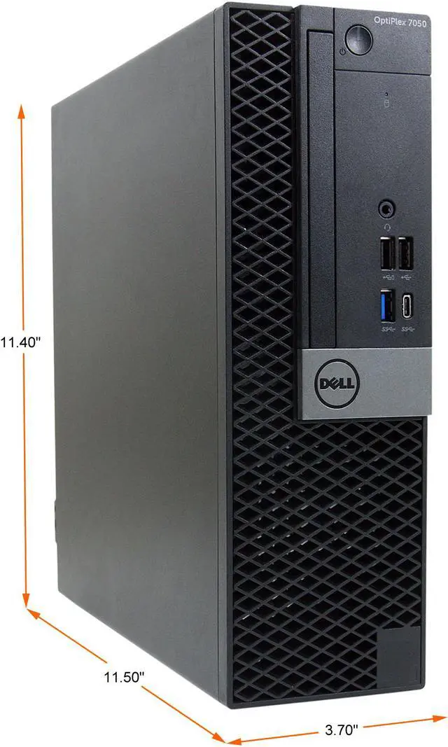Alt view image 2 of 4 - DELL Business Desktop OptiPlex 7050-SFF Intel Core i7-7700 16GB DDR4 256GB SSD Intel HD Graphics 630 Windows 10 Pro 64-bit