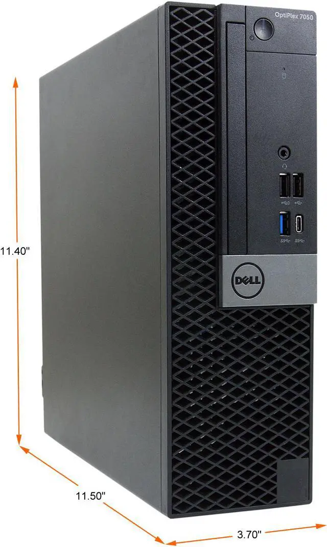 Alt view image 2 of 4 - DELL Business Desktop OptiPlex 7050-SFF Intel Core i7-7700 32GB DDR4 512GB SSD Intel HD Graphics 630 Windows 10 Pro 64-bit