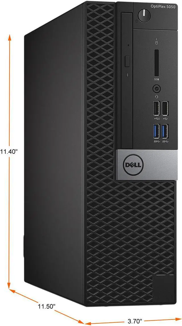 Alt view image 5 of 5 - DELL OptiPlex 5050 SFF Desktop Computer Intel Core i5 6th Gen 6500 (3.20GHz) 16 GB DDR4 256 GB SSD Intel HD Graphics 530 Windows 10 Pro 64-bit