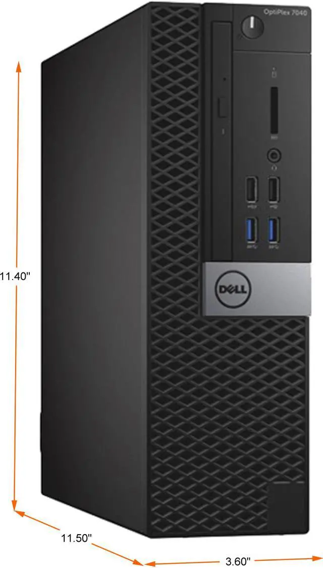 Alt view image 2 of 2 - DELL Business Desktop OptiPlex 7040-SFF Intel Core i5-6500 8 GB 256GB SSD Intel HD Graphics 530 Windows 10 Pro 64-bit