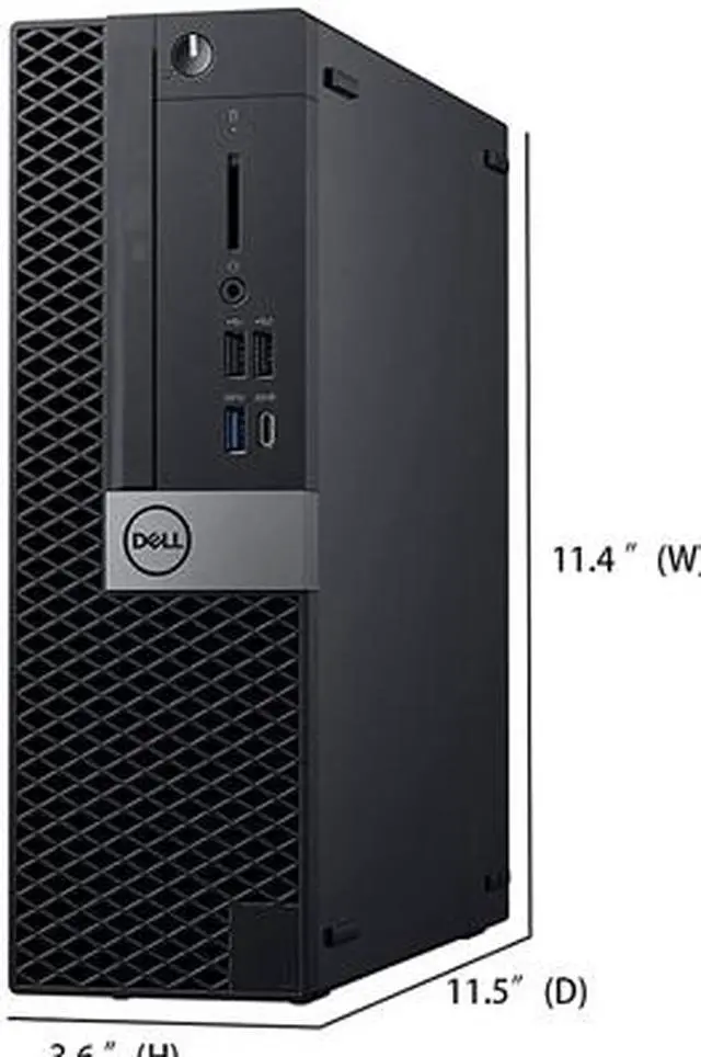 Alt view image 2 of 6 - DELL Business Desktop OptiPlex 7050 Intel Core i5-7500 16GB DDR4 256 GB NVMe SSD Intel HD Graphics 630 Windows 10 Pro 64-bit