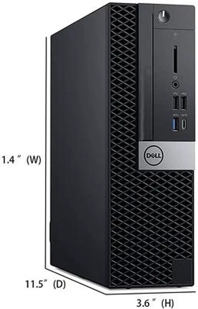 Alt view image 4 of 6 - DELL Business Desktop OptiPlex 7050 Intel Core i5-7500 16GB DDR4 256 GB NVMe SSD Intel HD Graphics 630 Windows 10 Pro 64-bit