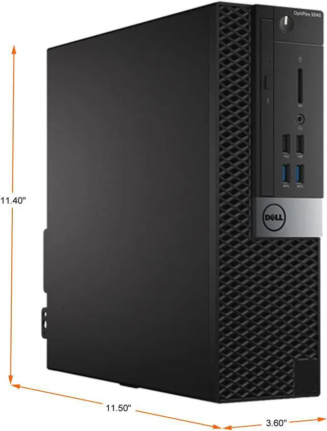 Alt view image 2 of 6 - DELL Business Desktop OptiPlex 5040-SFF Intel Core i7-6700 16 GB 500 GB M.2 NVMe SSD Intel HD Graphics 530 Windows 10 Pro 64-bit