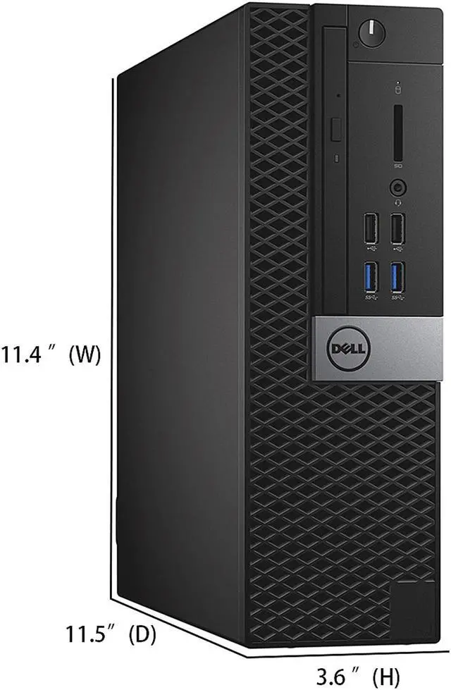 Alt view image 4 of 7 - DELL Desktop OptiPlex 3040 SFF Intel Core i5 6th Gen 6500 (3.20GHz) 16 GB DDR4 256 GB SSD DVD Intel HD Graphics 530 Windows 10 Pro Grade A