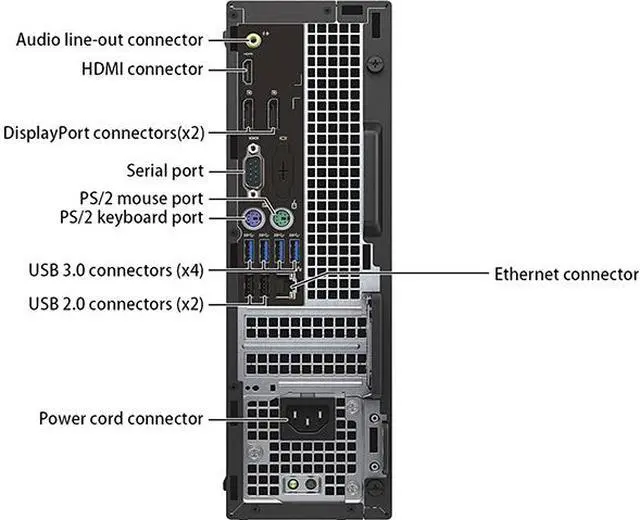 Alt view image 5 of 5 - DELL Business Desktop OptiPlex 5050 Intel Core i5 7th Gen 7500 (3.40GHz) 16 GB DDR4 1 TB HDD 256 GB SSD Intel HD Graphics 630 Windows 10 Pro 64-bit (Grade A Refurbished)