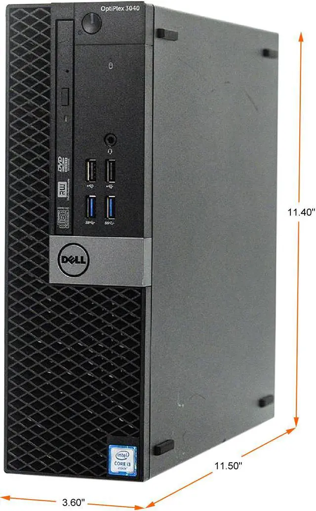Alt view image 2 of 3 - DELL Business Desktop OptiPlex 3040 SFF Intel Core i5-6500 8GB DDR3 256GB SSD Intel HD Graphics 530 Windows 10 Pro 64-bit