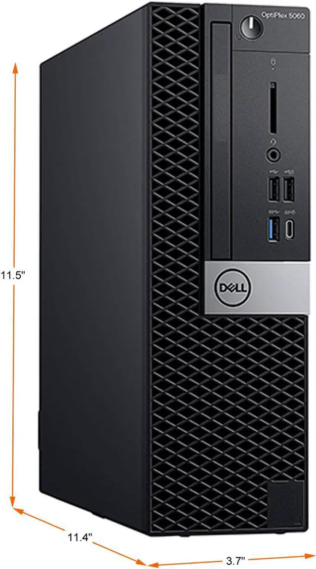 Alt view image 2 of 3 - DELL Business Desktop OptiPlex 5060-SFF Intel Core i5-8500 16GB DDR4 256GB SSD Intel UHD Graphics 630 Windows 11 Pro 64-bit