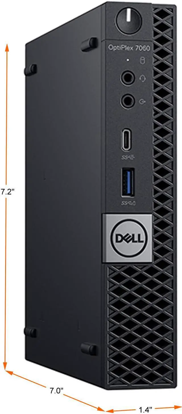 Alt view image 2 of 4 - DELL Business Desktop OptiPlex 7060-MICRO Intel Core i5-8500T 8GB DDR4 256GB SSD Intel UHD Graphics 630 Windows 11 Pro 64-bit