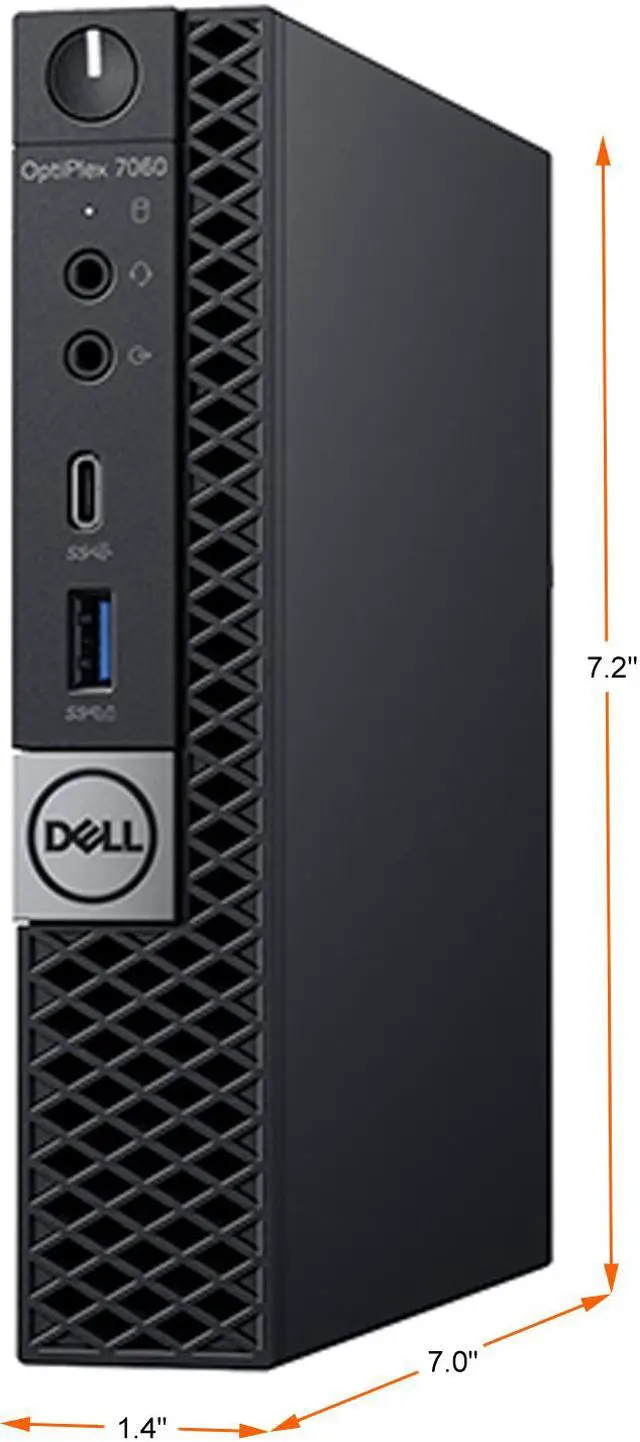 Alt view image 2 of 4 - DELL Business Desktop OptiPlex 7060 Intel Core i5 8th Gen 8500T (2.10GHz) 16 GB DDR4 512 GB SSD Intel UHD Graphics 630 Windows 10 Pro 64-bit (Grade A Refurbished)
