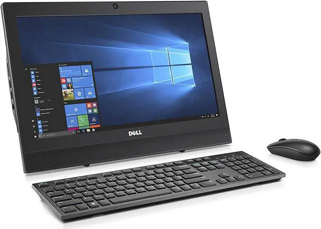 Alt view image 2 of 5 - DELL All-in-One Computer OptiPlex 3050-AIO Intel Core i5-7500 8GB DDR4 256GB SSD 19.5" Windows 10 Pro 64-bit