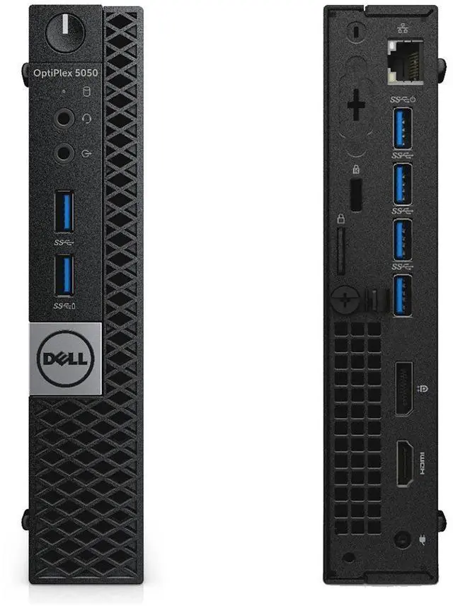Alt view image 2 of 2 - DELL Business Desktop OptiPlex 5050-MICRO Intel Core i7-7700T 16GB DDR4 500GB PCIe SSD Intel HD Graphics 630 Windows 10 Pro 64-bit