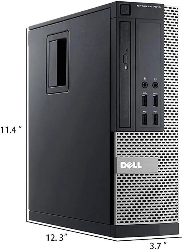 Alt view image 2 of 3 - DELL Business Desktop OptiPlex 7010-SFF Intel Core i5-3470 8GB DDR3 512GB SSD Intel HD Graphics 2500 Windows 10 Pro 64-bit