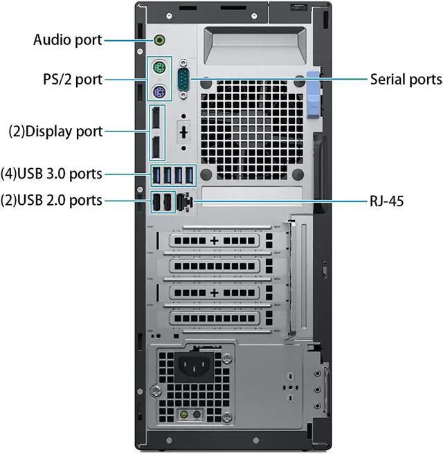 Alt view image 2 of 2 - DELL Business Desktop OptiPlex 7060-T Intel Core i5-8500 16GB DDR4 512GB SSD Intel UHD Graphics 630 Windows 11 Pro 64-bit