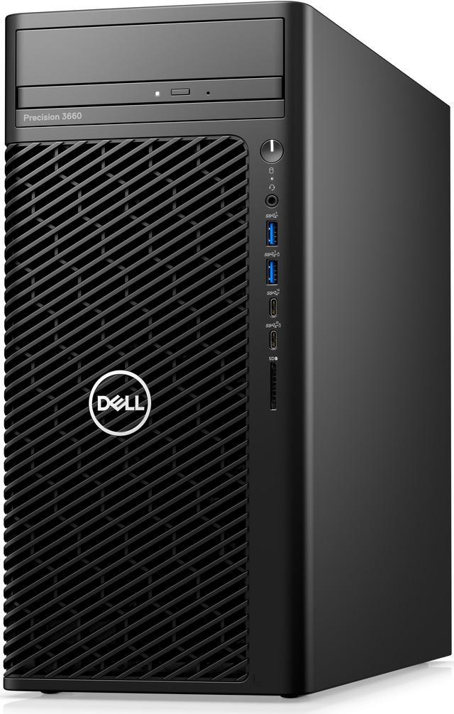 DELL Desktop PC Precision 3660 Tower Intel Core i7 13700 16-Core 5.2GHz 2.1  GHz 16GB DDR5 512 GB SSD AMD Radeon Pro W6400 4GB Windows 11 Pro